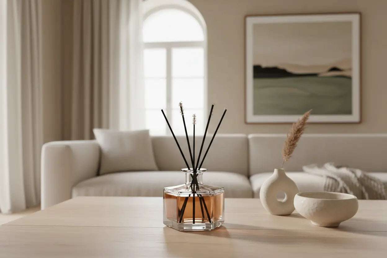 Parfum d'intérieur artisanal et naturel pour la maison.