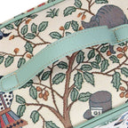 Anse de trousse de toilette en tapisserie Alice au pays des merveilles.
