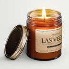 Bougie artisanale parfumée trèfle, aloe vera et jasmin, pot en verre, mèche en coton, cire de tournesol et d'olive.