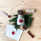 Bougie artisanale, vegan, naturelle, pivoine velvet peony et oud.