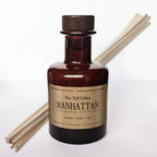 Diffuseur de parfum artisanal, naturel et vegan, musc, agrumes et bois.