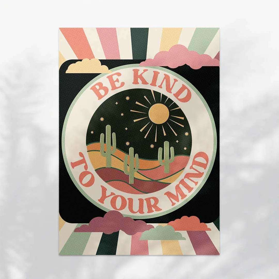 Impression d'art, affiche inspirante vintage avec ou sans cadre.