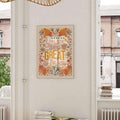 Impression d'art, affiche à message inspirant et positif avec illustrations florales.