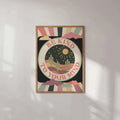 Impression d'art vintage, affiche au message positif et inspirant Be kind to your mind, formats A4, A3, A2, A1 