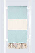Serviette turque artisanale 100% coton - Peshtemal motif diamant