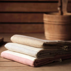Serviette turque artisanale 100% coton, tissage traditionnel, Peshtemal motif chevrons.