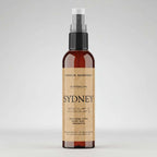 Spray d'ambiance artisanal Sydney, parfum poire anglaise, rose blanche et bergamote.